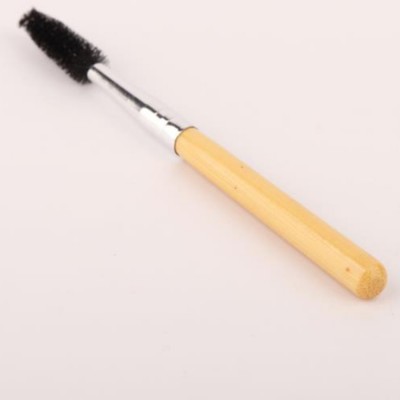 High Quality private label short bamboo Eyelash Brush Wand Curler wood handle Mascara Brush for Eyelash Extension